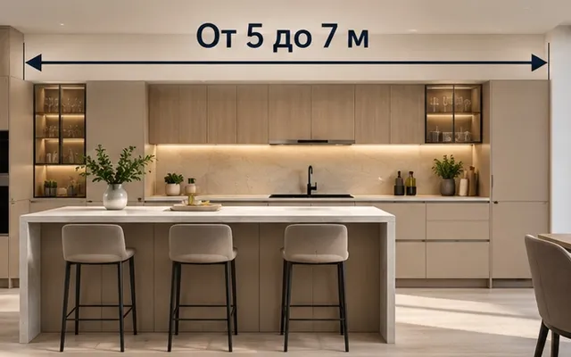 От 5 до 7 метров